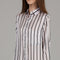 Cream Striped Shirt Dress