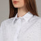 White Embellished Shirt Top