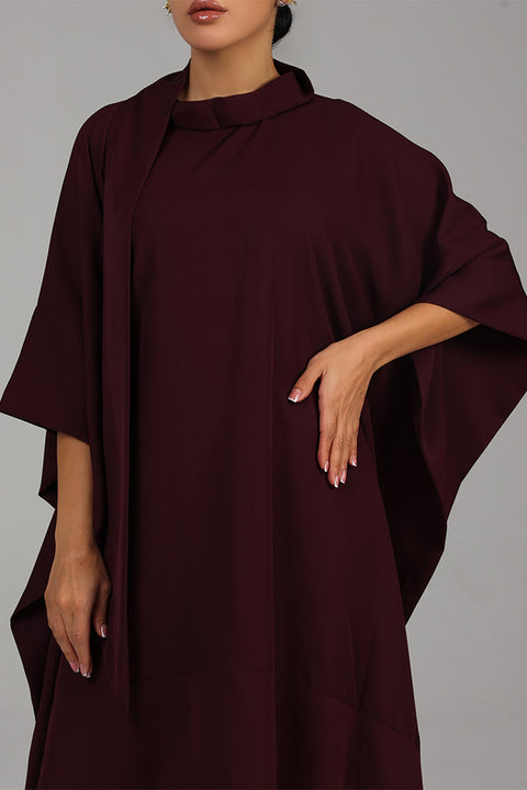 Purple Draped Co-Ord Set