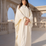 Cream Embellished Kaftan Gown JS 023 Cream
