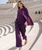 Purple Layered Co-Ord Set 