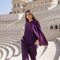 Purple Layered Co-Ord Set 