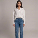 Relaxed Button-Front Top (Test)