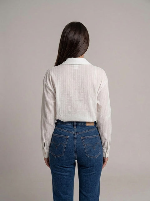 Relaxed Button-Front Top (Test)