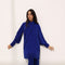 Blue Cobalt Draped Co-Ord Set